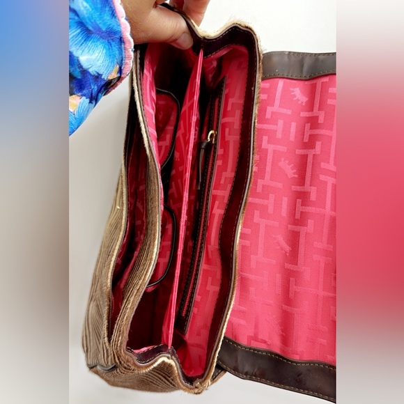 Elaine Turner Satchel African Antelope Hair 15” x 11” Retail $695 - Picture 4 of 15